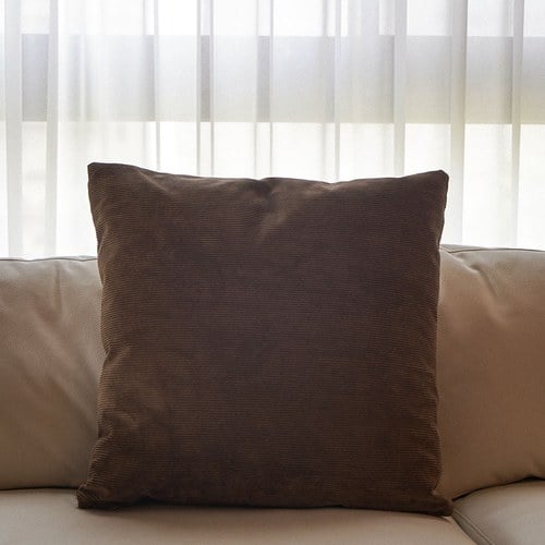 丹麥Tolv 沙發布面抱枕靠枕 (焙茶/60CM)