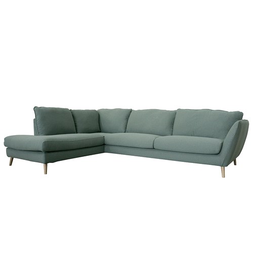 波蘭Sits Stella灑落的片刻日光左向L型沙發 (草綠、長299公分)