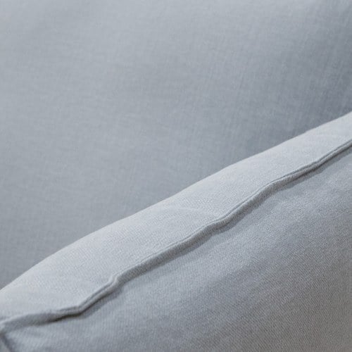 波蘭Sits Hugo金屬腳布面三人沙發 (亮灰G)