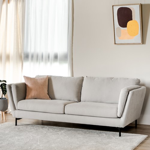 波蘭Sits Nova北歐感生活三人沙發 (米色B)