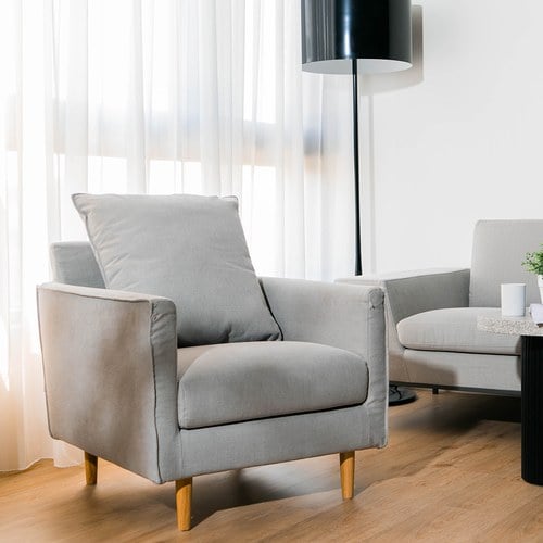 波蘭Sits Sally 家庭好時光單人沙發 (灰米O)