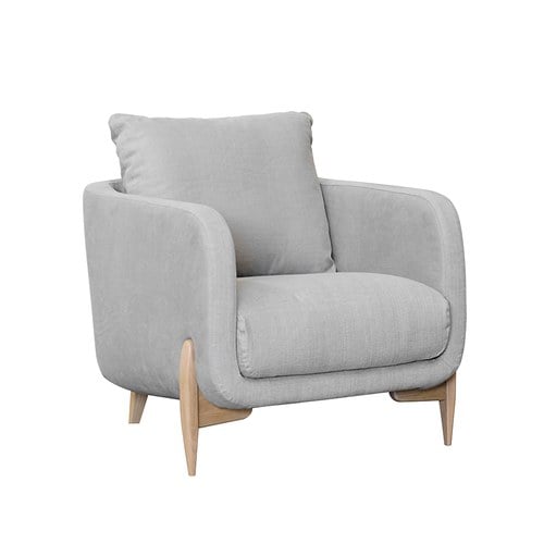 波蘭Sits Jenny棉花糖單人沙發(灰米)