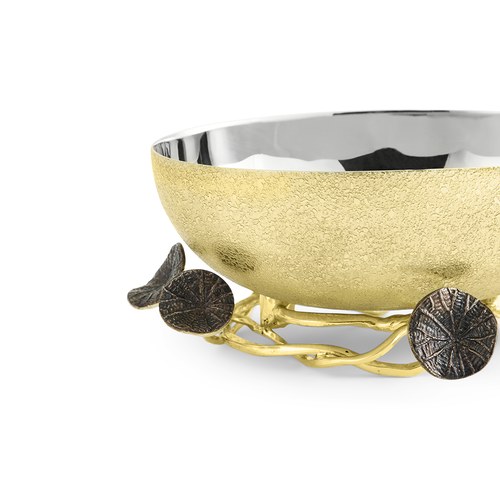 美國Michael Aram 莫內花園金色落日點心碗