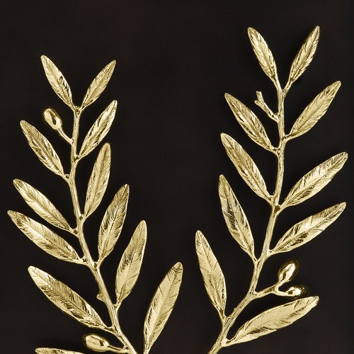 美國Michael Aram 橄欖枝造型立體壁掛 (亮面)