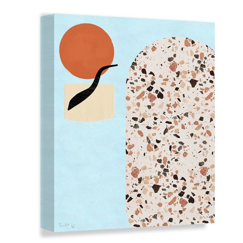 美國TwoPalms 峽谷流水圓拱圖紋掛畫 (64公分)