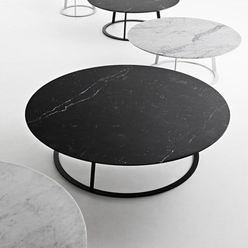 義大利HORM ALBINO FAMILY 大理石咖啡桌 (黑)