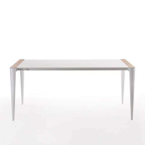 義大利HORM BOLERO奈米錐形腳可延伸餐桌 (白)