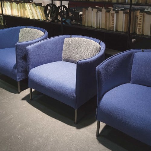 義大利LivingDivani Sartor.C單人沙發椅組 (靛藍)