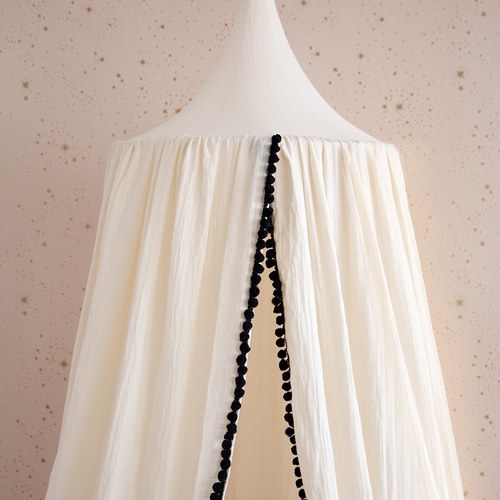 西班牙Nobodinoz有機棉 魔法帷幕帳篷 (片片雪花)