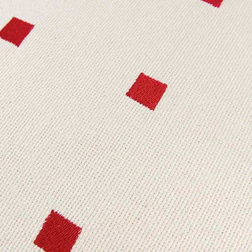 西班牙Nobodinoz Simon刺繡方形抱枕-紅色