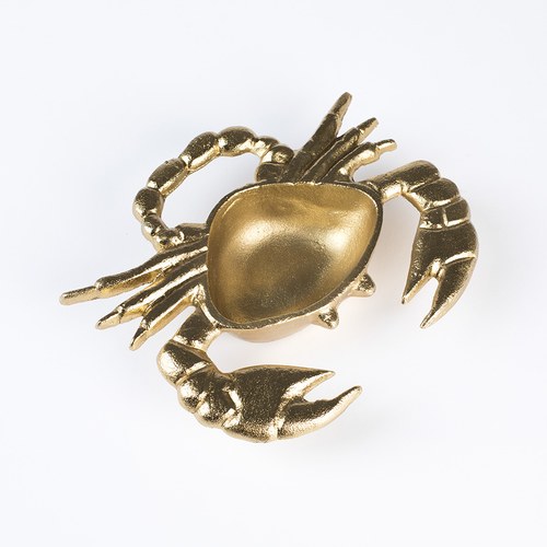 荷蘭 BoldMonkey 螃蟹金屬托盤擺飾