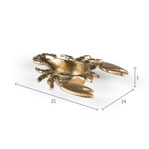 荷蘭 BoldMonkey 龍蝦金屬托盤擺飾