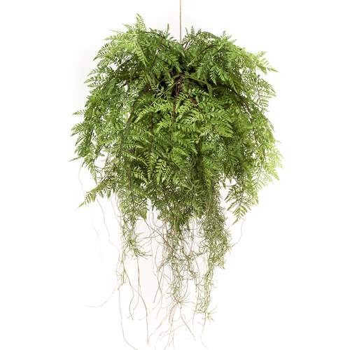 荷蘭Emerald人造植栽 垂墜羊齒蕨 (吊掛、55公分)