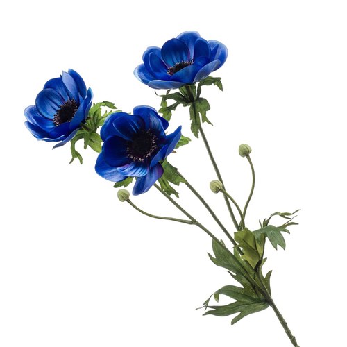 荷蘭Emerald人造花藝 銀蓮花-藍色 (75cm)