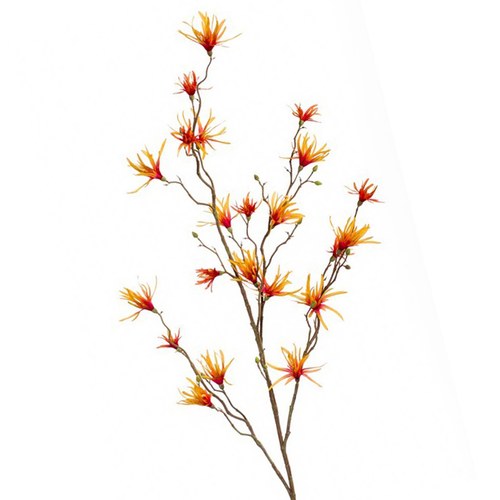 荷蘭Emerald人造花藝 金縷梅-橘黃色 (120cm)