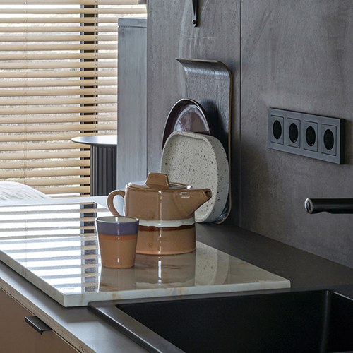 荷蘭 HkLiving 70年代寫意復古茶壺 (棕)