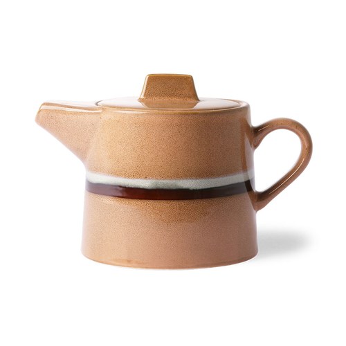 荷蘭 HkLiving 70年代寫意復古茶壺 (棕)