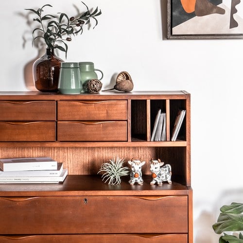 荷蘭HkLiving 復古微文青儲藏高櫃 (原木)