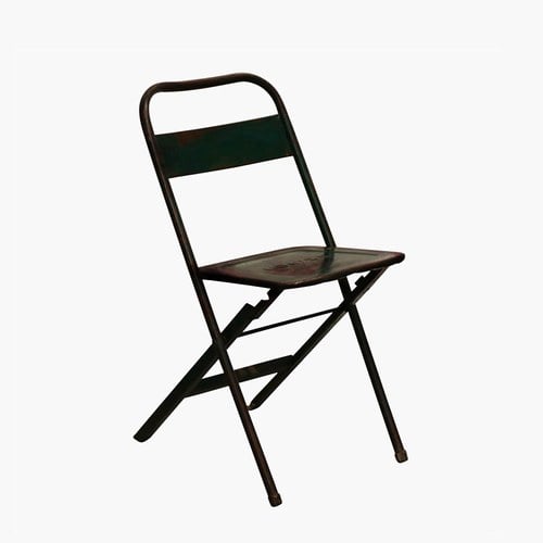 荷蘭RawMaterials 工業風摺疊鐵椅