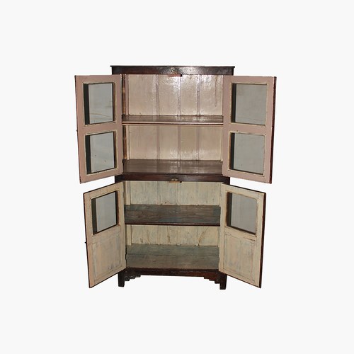 荷蘭RawMaterials 古色柚木四門高櫃 (高152公分)