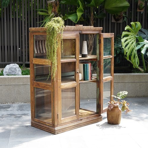 荷蘭RawMaterials 直紋造型長型櫃 (高140公分)