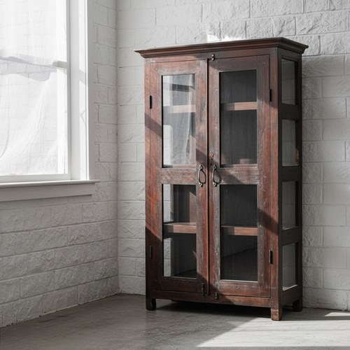 荷蘭RawMaterials 紅古色兩門櫃