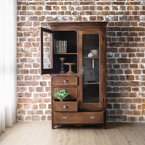 荷蘭RawMaterials 柚木沉香高櫃