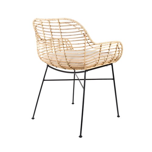荷蘭Zuiver 天然藤編休閒扶手椅