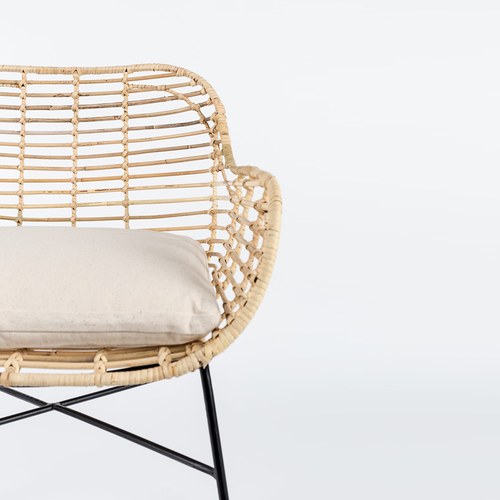 荷蘭Zuiver 天然藤編休閒扶手椅