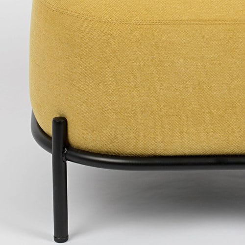 荷蘭Zuiver 泡芙軟墊休閒腳凳(黃)