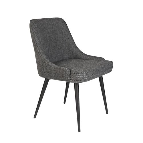 荷蘭Zuiver 紳士爵色布面單椅 (深灰)