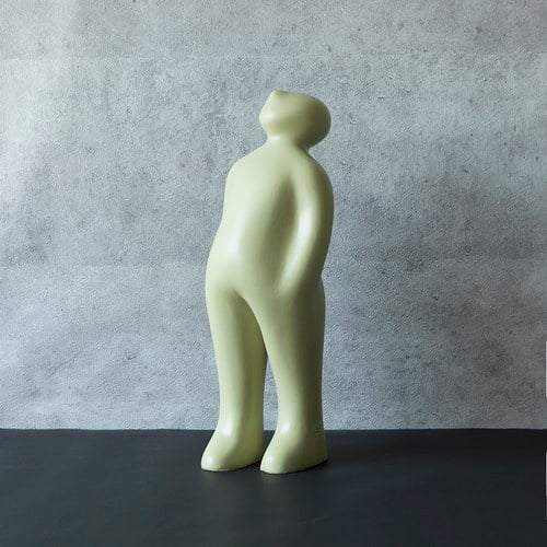 比利時Gardeco藝術擺飾 經典觀賞者 (茶綠、高38公分)