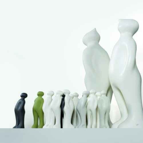 比利時Gardeco藝術擺飾 經典觀賞者 (墨灰、高23公分)