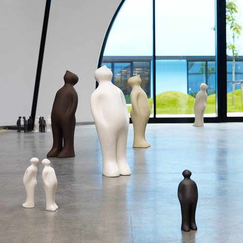 比利時Gardeco藝術擺飾 經典觀賞者 (雲灰、高23公分)