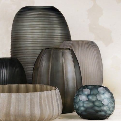 德國Guaxs玻璃花器 SOMBA系列 (洋藍、高12公分)