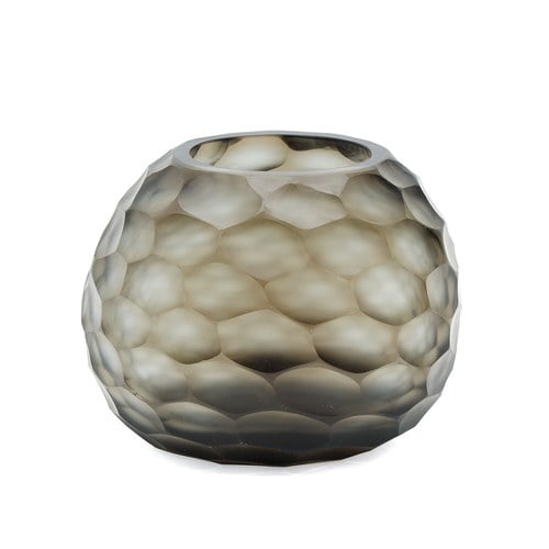 德國Guaxs玻璃花器 SOMBA系列 (煙燻灰、高12公分)