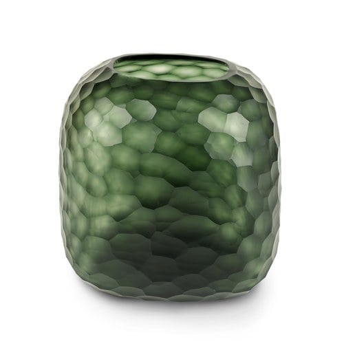 德國Guaxs玻璃花器 SOMBA系列 (墨綠、高20公分)