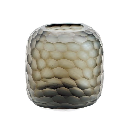 德國Guaxs玻璃花器 SOMBA系列 (煙燻灰、高20公分)