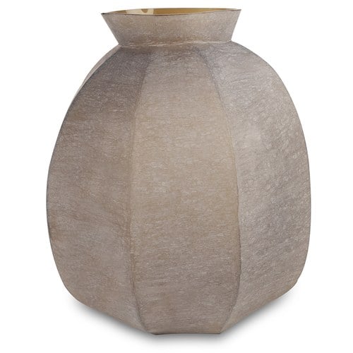 德國Guaxs玻璃花器 KARAKOL系列 (煙燻灰、高39公分)