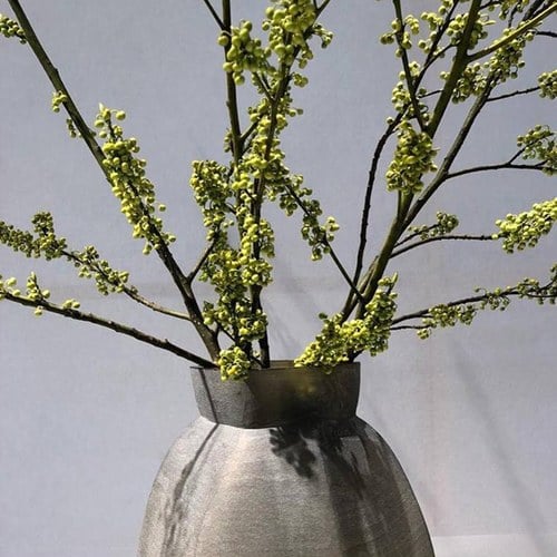 德國Guaxs玻璃花器 KARAKOL系列 (煙燻灰、高51公分)