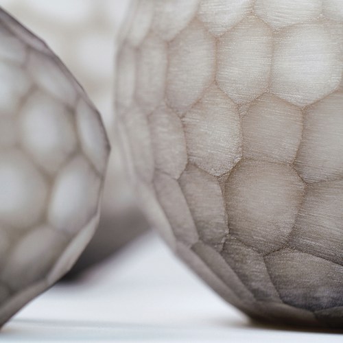 德國Guaxs玻璃桌飾 ERBSE系列 (煙燻灰、高37公分)