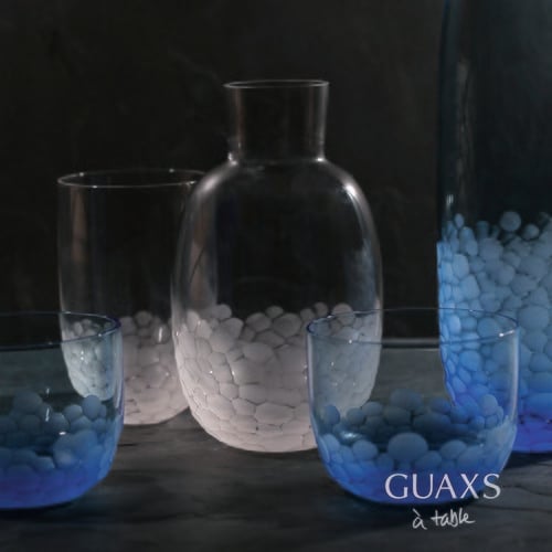 德國Guaxs玻璃水杯 OTTILIE系列 (水藍、170毫升)