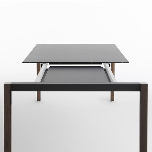 義大利HORM TANGO極致奈米可延伸餐桌 (黑、可延伸)