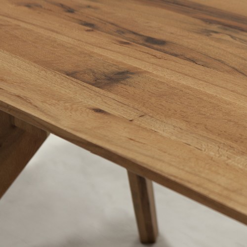 義大利OliverB 三角洲平原實木餐廳餐桌 (長180公分)