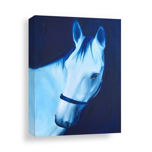 美國TwoPalms藝術掛畫 幻夢森林馬匹 (帆布、長102公分)