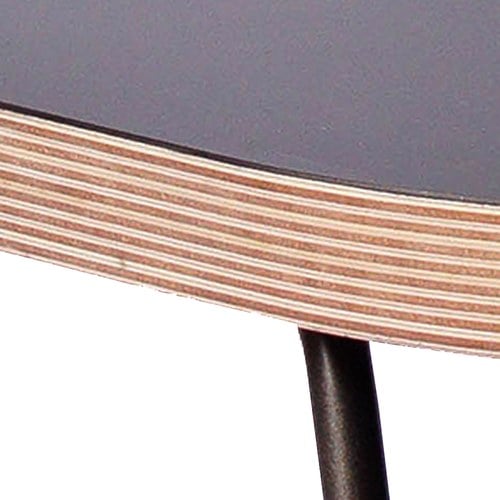 WOHAbeing CRAB螃蟹系列圓柱立燈橢圓邊桌 (黑)