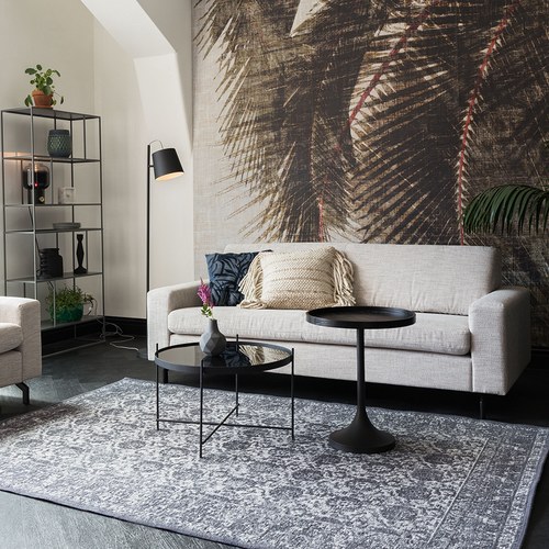 荷蘭Zuiver 復古花園地毯 (深灰、長240公分)