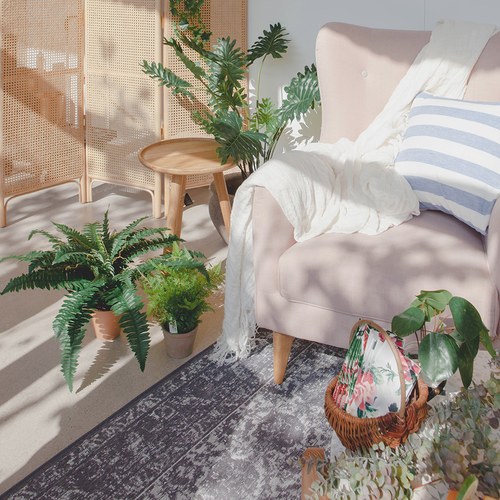 荷蘭Zuiver 復古花園地毯 (深灰、長240公分)