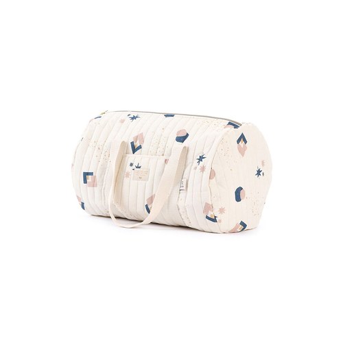 西班牙Nobodinoz 紐約假期旅行媽媽包 (藍月小太陽)