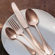 日本Aoyoshi 法式午後湯匙 (玫瑰金、15公分)